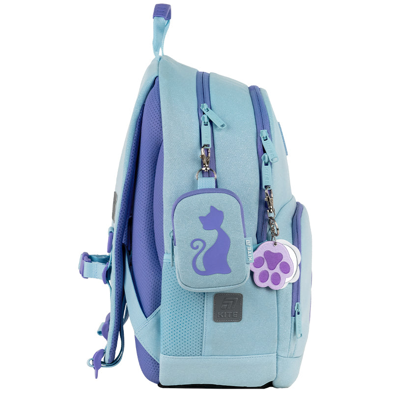 Школьный набор Kite Education Catsline SET_K25-585M-1 (рюкзак, пенал, сумка)