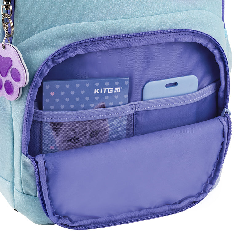 Школьный набор Kite Education Catsline SET_K25-585M-1 (рюкзак, пенал, сумка)
