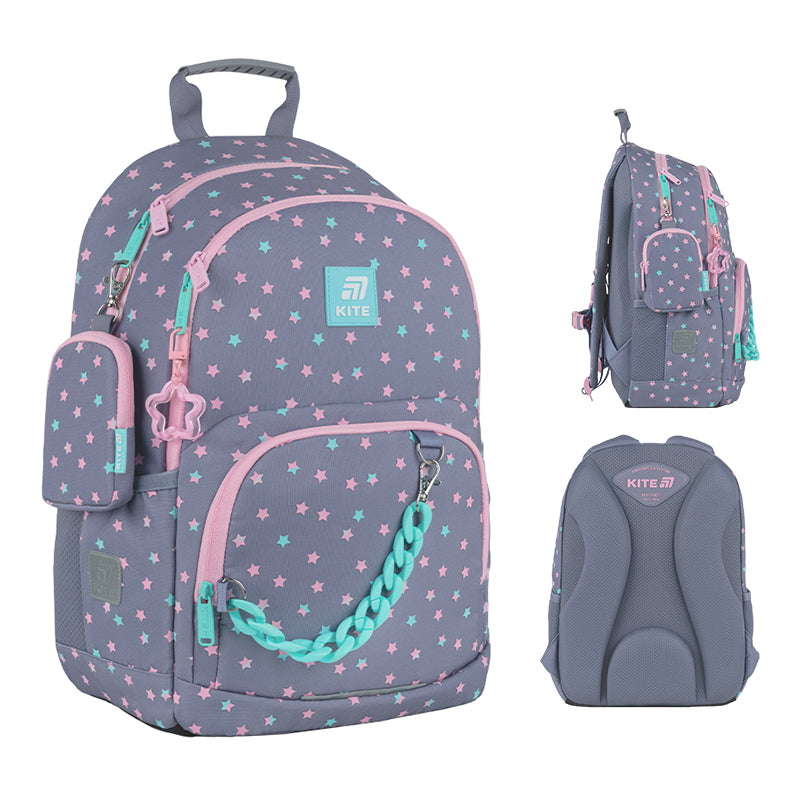 Школьный набор Kite Education Kawaii Stars SET_K25-585M-2 (рюкзак, пенал, сумка)
