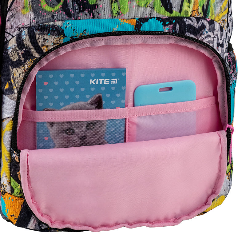 Школьный набор Kite Education Street Art SET_K25-585M-3 (рюкзак, пенал, сумка)