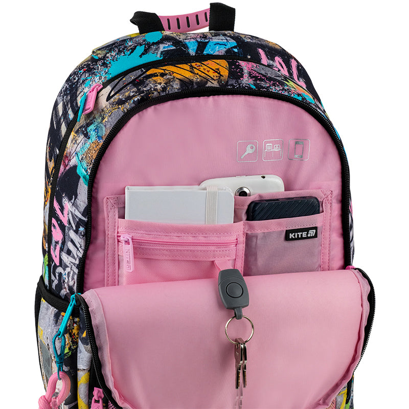 Школьный набор Kite Education Street Art SET_K25-585M-3 (рюкзак, пенал, сумка)
