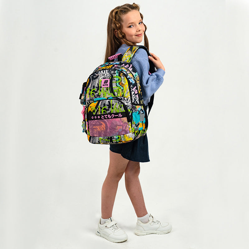 Школьный набор Kite Education Street Art SET_K25-585M-3 (рюкзак, пенал, сумка)
