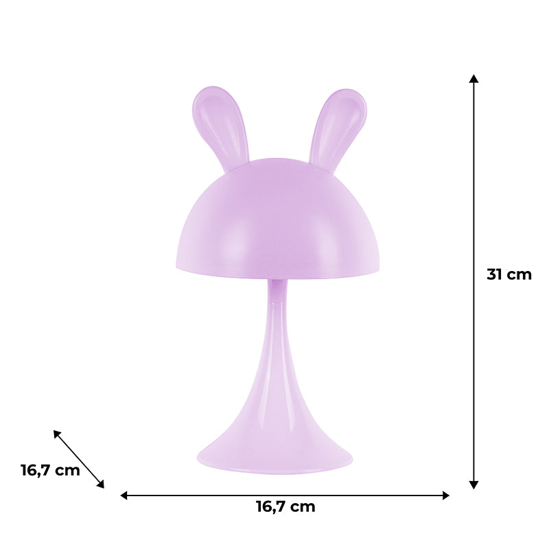 Светильник-ночник LED с аккумулятором Simple Bunny  Kite K25-317-1-5, фиолетовый
