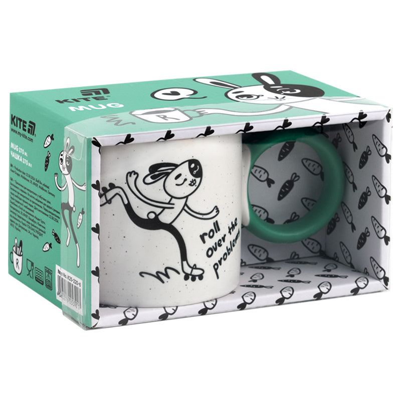 Чашка Kite Roller bunny K25-220-6, 370 мл