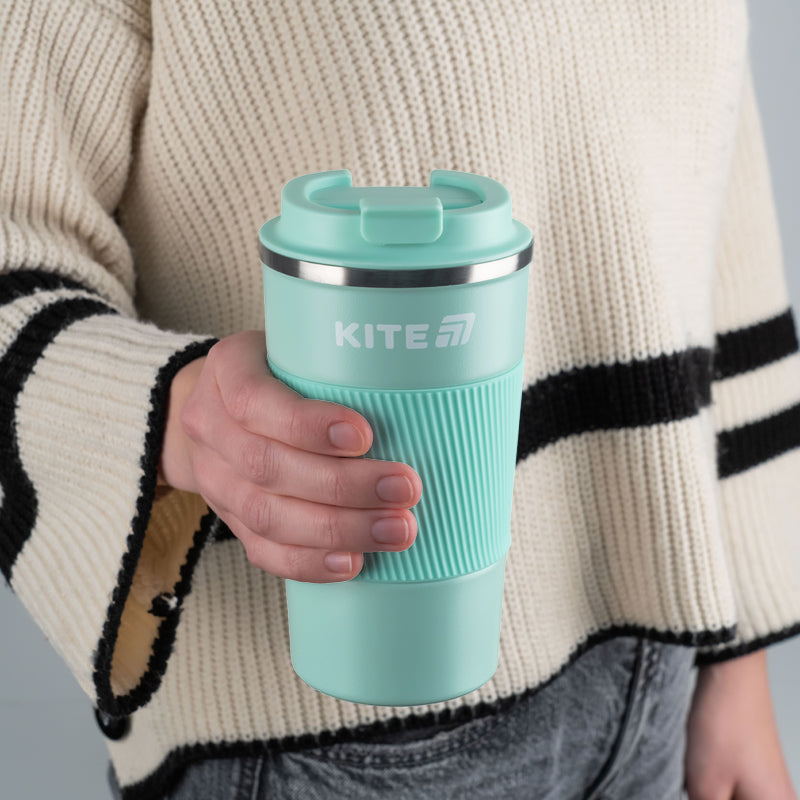 Термокружка Kite K25-458-2, 510 мл, мятная