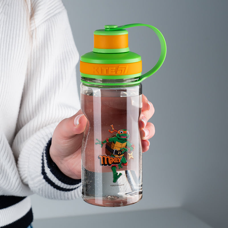 Пляшечка для води Kite Ninja Turtles NT25-397, 500 мл, сіра