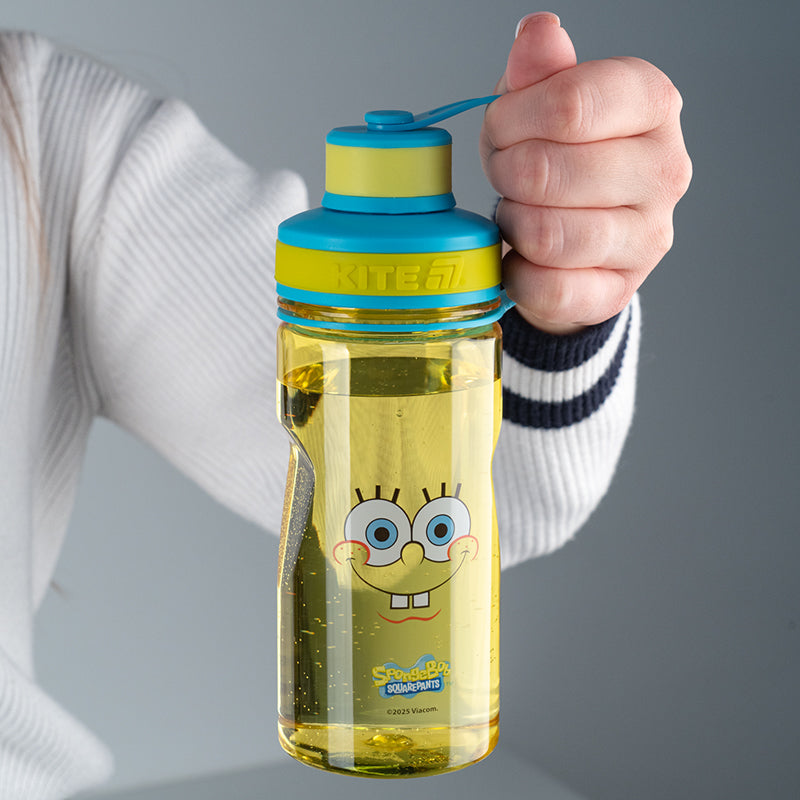 Бутылочка для воды Kite Sponge Bob SB25-397, 500 мл, желтая