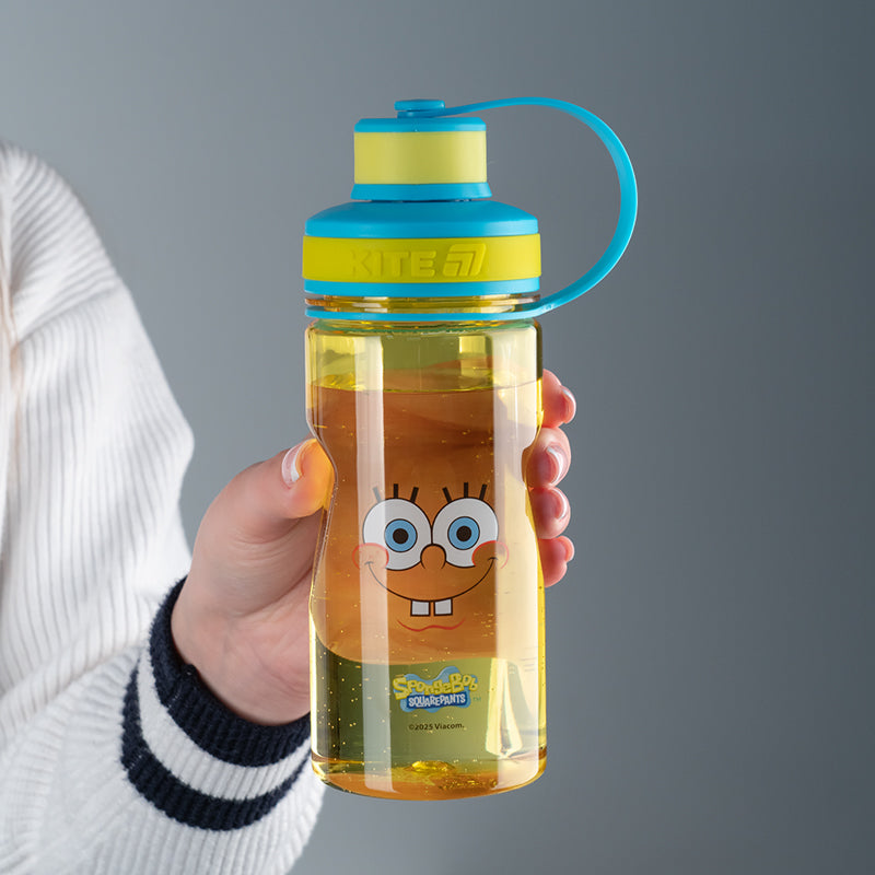Бутылочка для воды Kite Sponge Bob SB25-397, 500 мл, желтая