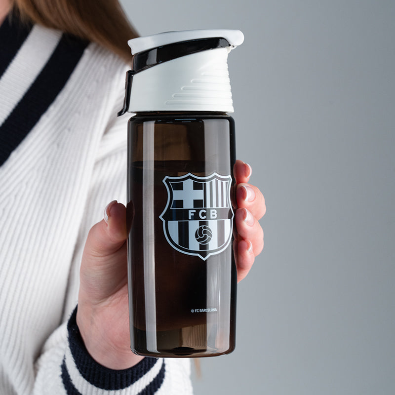 Пляшечка для води Kite FC Barcelona BC25-401, 550 мл, чорна