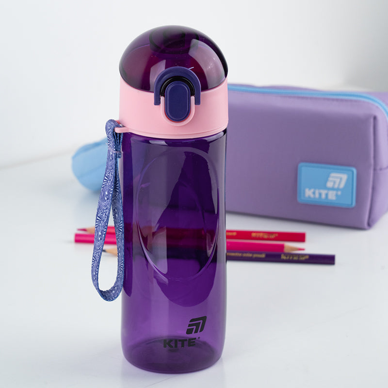 Пляшечка для води Kite K25-400-4, 530 мл, фіолетова