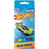 Олівці кольорові Kite Hot Wheels HW25-051, 12 шт. Олівці кольорові Kite Hot Wheels HW25-051, 12 шт.