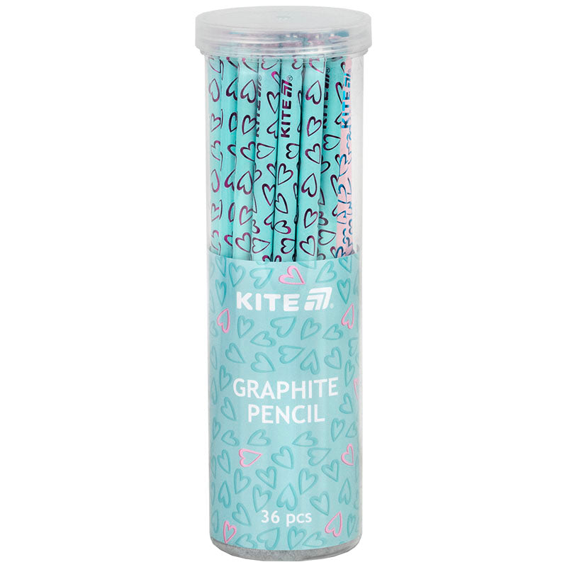 Карандаш графитный с кристаллом Kite Hearts K25-059-1