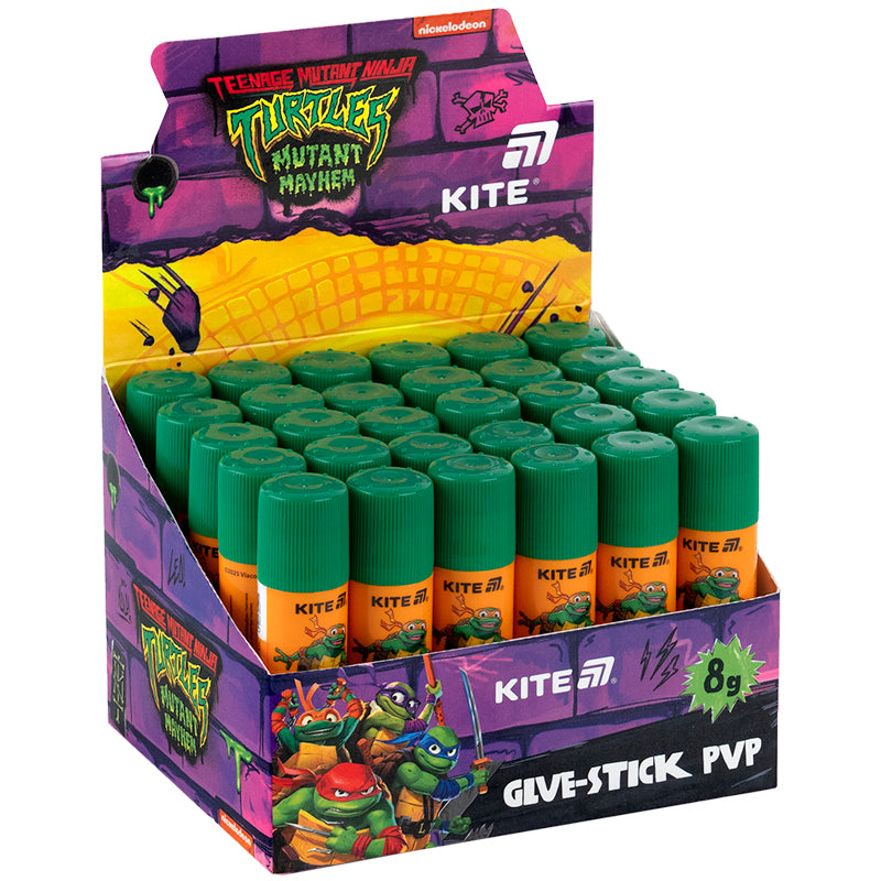 Клей-олівець з індикатором PVP Kite Ninja Turtles NT25-130, 8 г