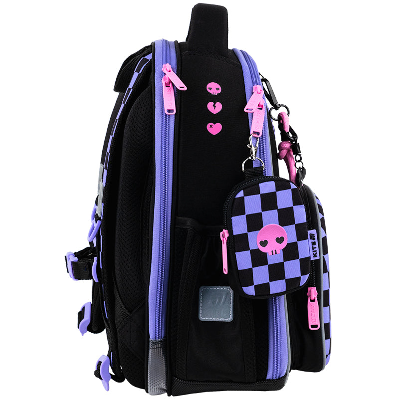 Рюкзак школьный каркасный Kuromi HK25-556M