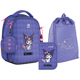 Школьный набор Kite Education Kuromi SET_HK25-555S-2 (рюкзак, пенал, сумка) Школьный набор Kite Education Kuromi SET_HK25-555S-2 (рюкзак, пенал, сумка)