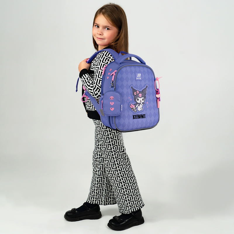 Школьный набор Kite Education Kuromi SET_HK25-555S-2 (рюкзак, пенал, сумка)
