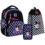 Шкільний набір Kite Education Kuromi SET_HK25-556M (рюкзак, пенал, сумка) Шкільний набір Kite Education Kuromi SET_HK25-556M (рюкзак, пенал, сумка)