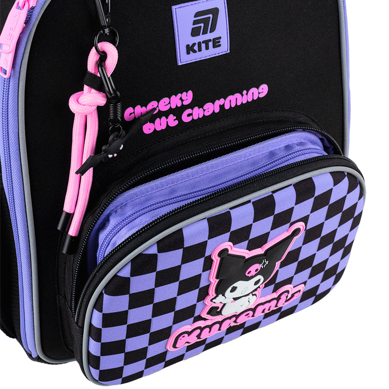 Шкільний набір Kite Education Kuromi SET_HK25-556M (рюкзак, пенал, сумка)