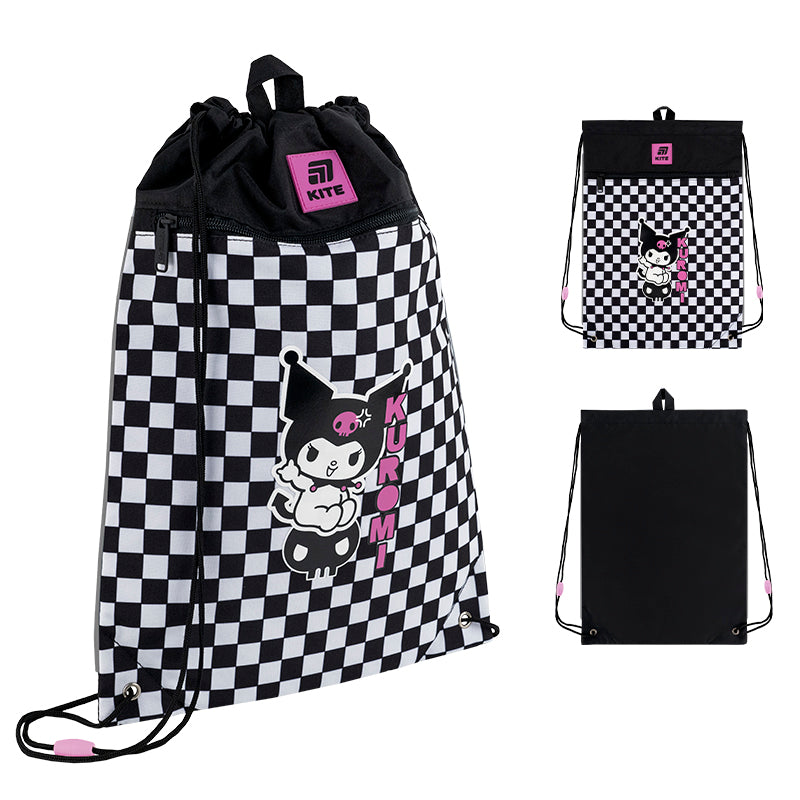 Шкільний набір Kite Education Kuromi SET_HK25-556M (рюкзак, пенал, сумка)
