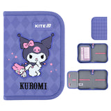 Пенал без наполнения Kite Kuromi HK25-621-2, 1 отделение, 1 отворот Пенал без наполнения Kite Kuromi HK25-621-2, 1 отделение, 1 отворот
