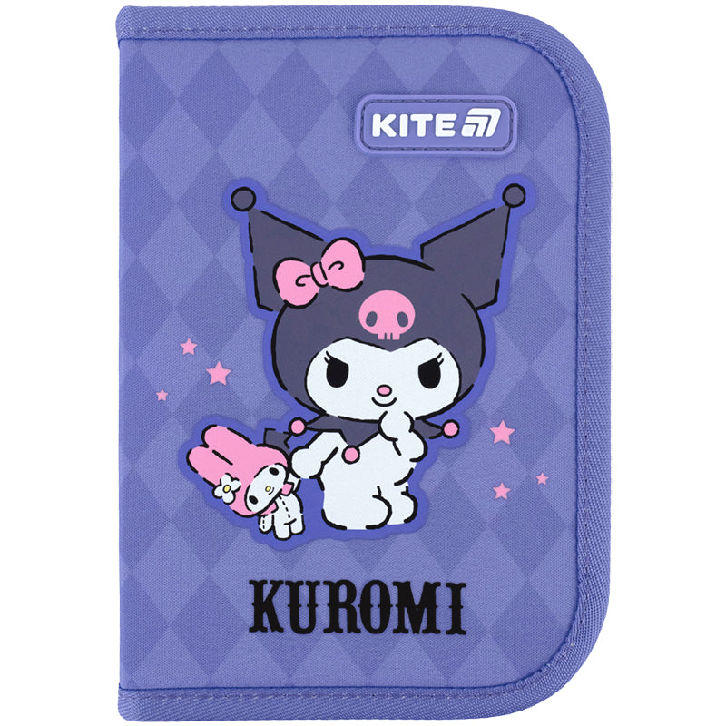 Пенал без наполнения Kite Kuromi HK25-621-2, 1 отделение, 1 отворот