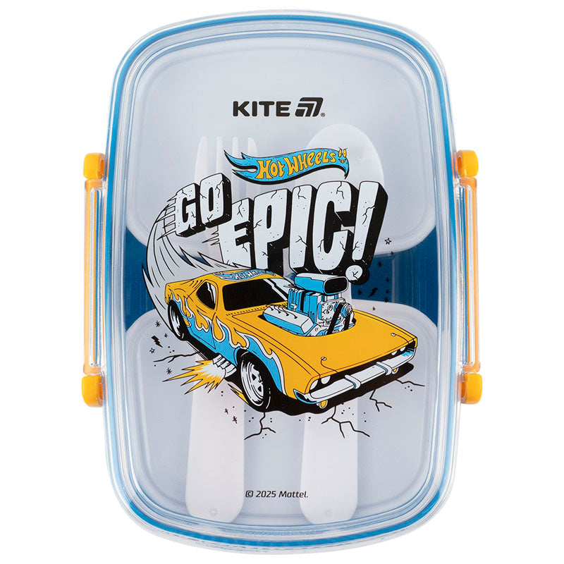 Ланчбокс с наполнением Kite Hot Wheels HW25-181, 750 мл