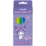 Олівці кольорові Kite Kuromi HK25-051-2, 12 шт. Олівці кольорові Kite Kuromi HK25-051-2, 12 шт.