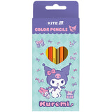 Карандаши цветные двусторонние Kite Kuromi HK25-054-2, 12 шт. Карандаши цветные двусторонние Kite Kuromi HK25-054-2, 12 шт.
