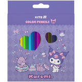 Олівці кольорові Kite Kuromi HK25-055, 24 кольори Олівці кольорові Kite Kuromi HK25-055, 24 кольори