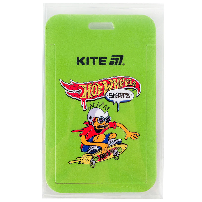 Бейдж-слайдер Kite Hot Wheels HW25-450, зелений