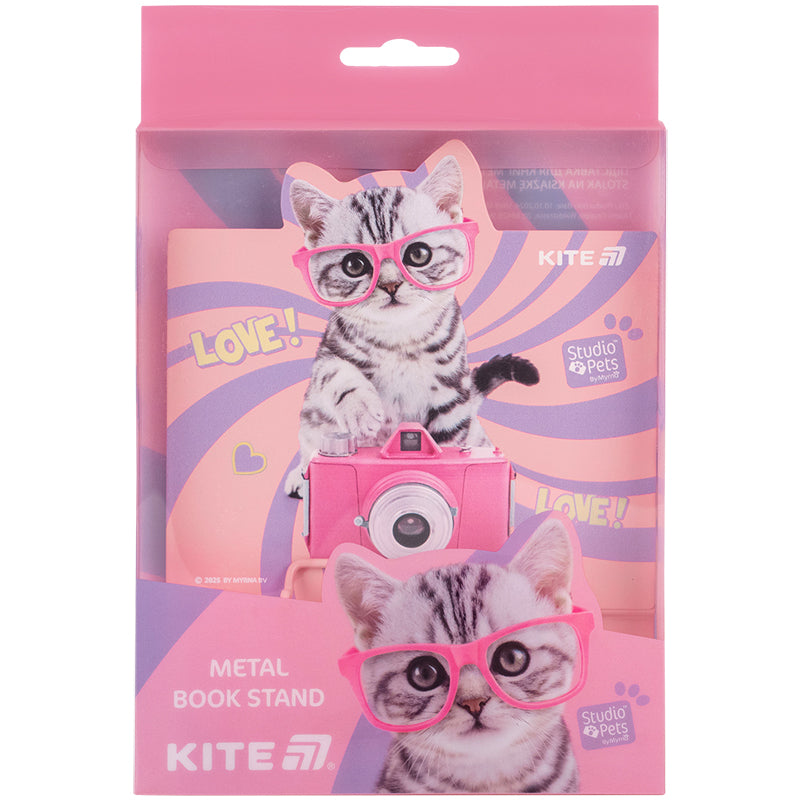 Подставка для книг Kite Studio Pets SP25-392, металлическая