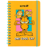 Блокнот на спіралі Kite Garfield GF25-190, A5, 80 аркушів, клітинка Блокнот на спіралі Kite Garfield GF25-190, A5, 80 аркушів, клітинка