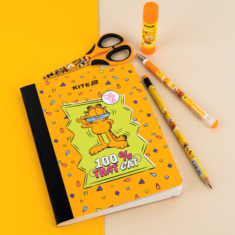 Блокнот з магнітною закладкою Kite Garfield GF25-192, А5, 60 аркушів, клітинка