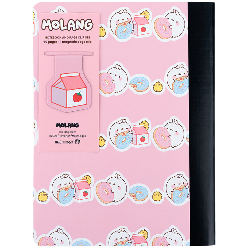 Блокнот з магнітною закладкою Kite Molang ML25-192, А5, 60 аркушів, клітинка