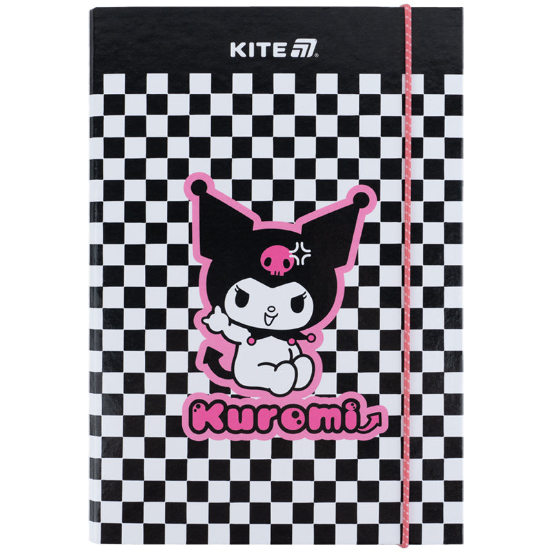 Папка для зошитів на гумці Kite Kuromi HK25-210-3, картон