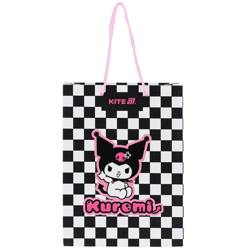Пакет паперовий подарунковий Kite Kuromi HK25-265-3, 18х24см
