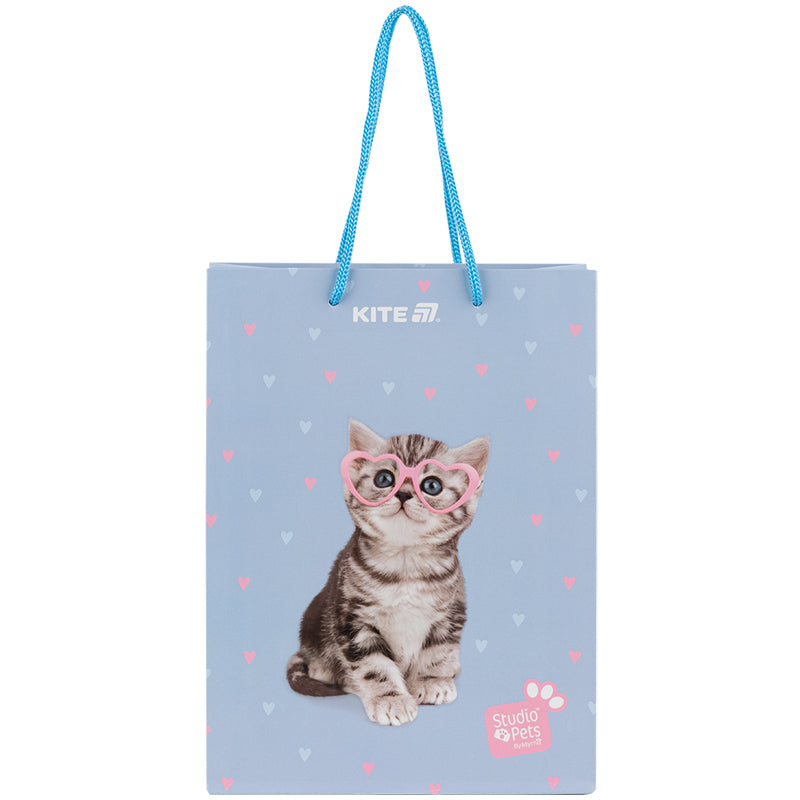 Пакет паперовий подарунковий Kite Studio Pets SP25-265, 18х24см