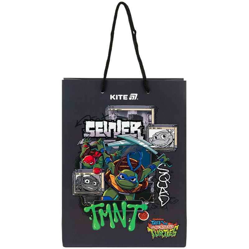 Пакет паперовий подарунковий Kite Ninja Turtles NT25-265, 18х24см