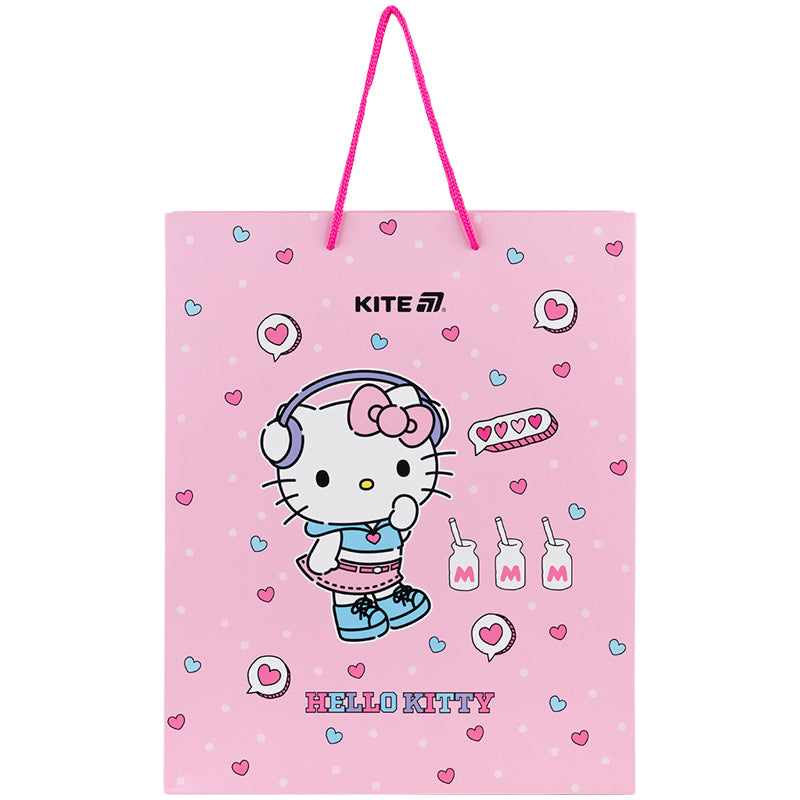Пакет паперовий подарунковий Kite Hello Kitty HK25-266-1, 26х32см