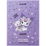 Папір кольоровий двосторонній Kite Kuromi HK24-250-2, А4 Папір кольоровий двосторонній Kite Kuromi HK24-250-2, А4