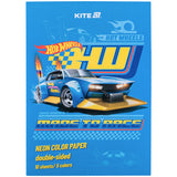 Папір кольоровий неоновий Kite Hot Wheels HW24-252 Папір кольоровий неоновий Kite Hot Wheels HW24-252