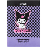 Картон цветной двусторонний Kite Kuromi HK24-255-2, А4 Картон цветной двусторонний Kite Kuromi HK24-255-2, А4