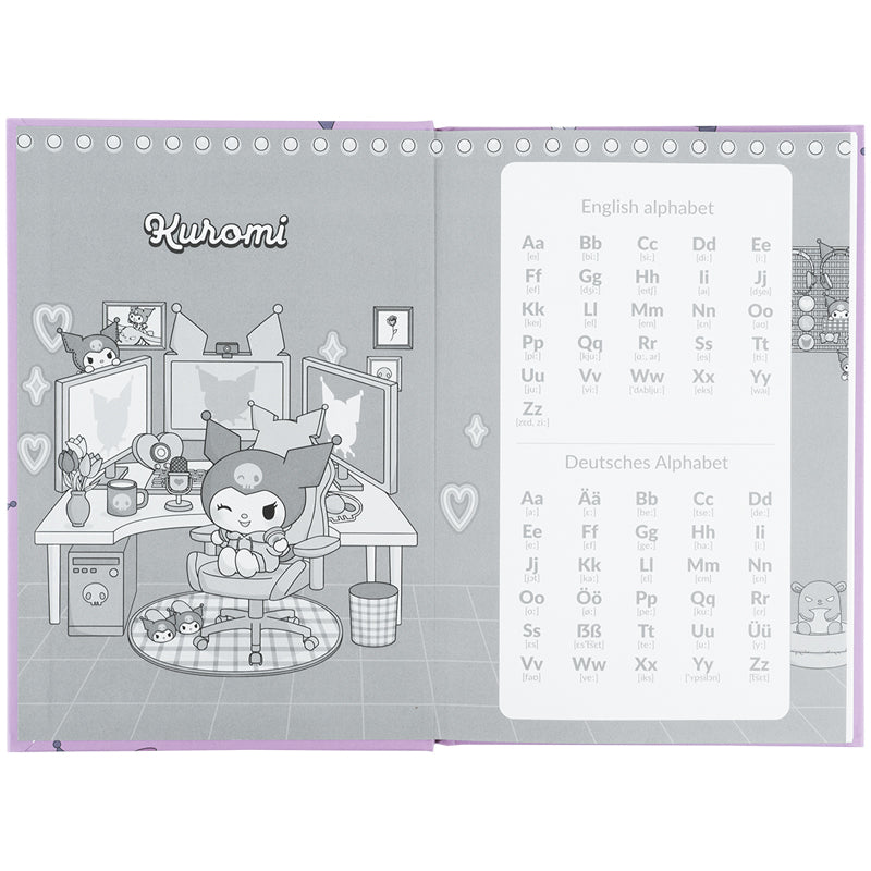 Словник для запису іноземних слів Kite Kuromi HK25-407-2, 60 аркушів