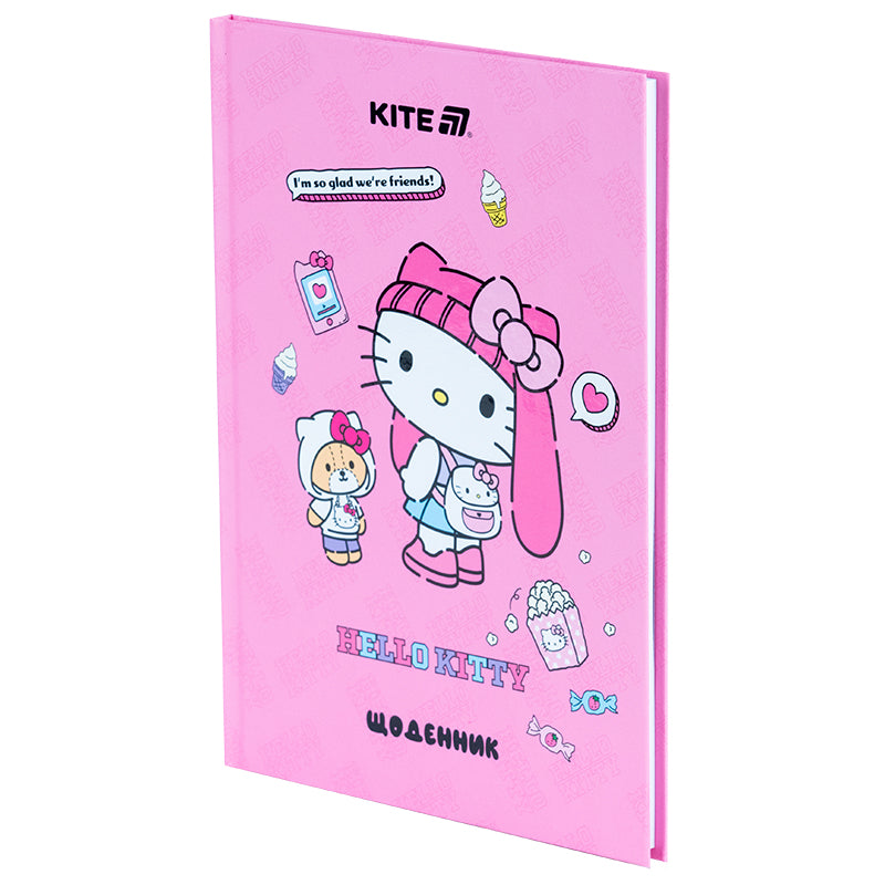 Щоденник шкільний Kite Hello Kitty HK25-262-2, тверда обкладинка