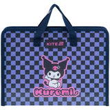 Папка-портфель на молнии Kite Kuromi HK25-202-2, 1 отделение, A4 Папка-портфель на молнии Kite Kuromi HK25-202-2, 1 отделение, A4