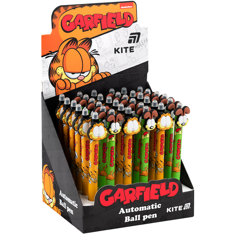Ручка кулькова автоматична Kite Garfield GF25-393, синя