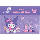 Пластилін восковий Kite Kuromi HK24-1086, 12 кольорів, 240 г Пластилін восковий Kite Kuromi HK24-1086, 12 кольорів, 240 г