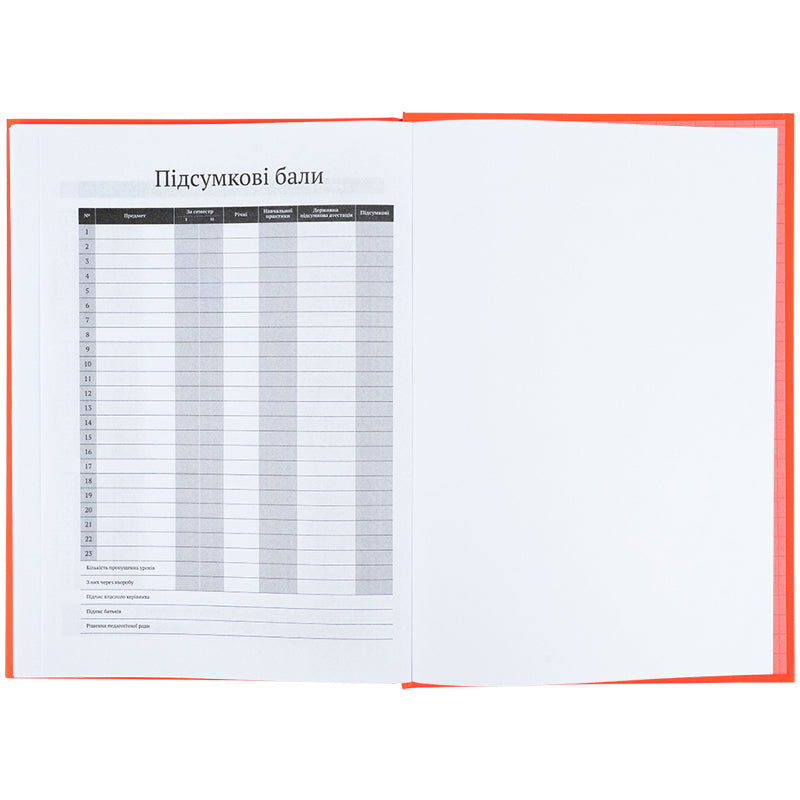 Дневник школьный Kite K25-262-10, твердая обложка, оранжевый