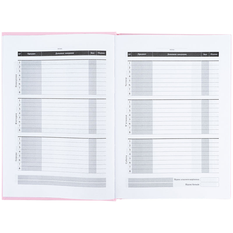 Дневник школьный Kite K25-262-17, твердая обложка, светло-розовый