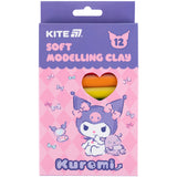 Пластилін восковий Kite Kuromi HK24-086 12 кольорів, 200 г Пластилін восковий Kite Kuromi HK24-086 12 кольорів, 200 г